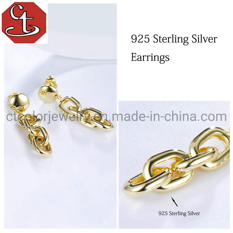 Wholesale Customized Design High Quality 925 Silver or Brass Plated 18K