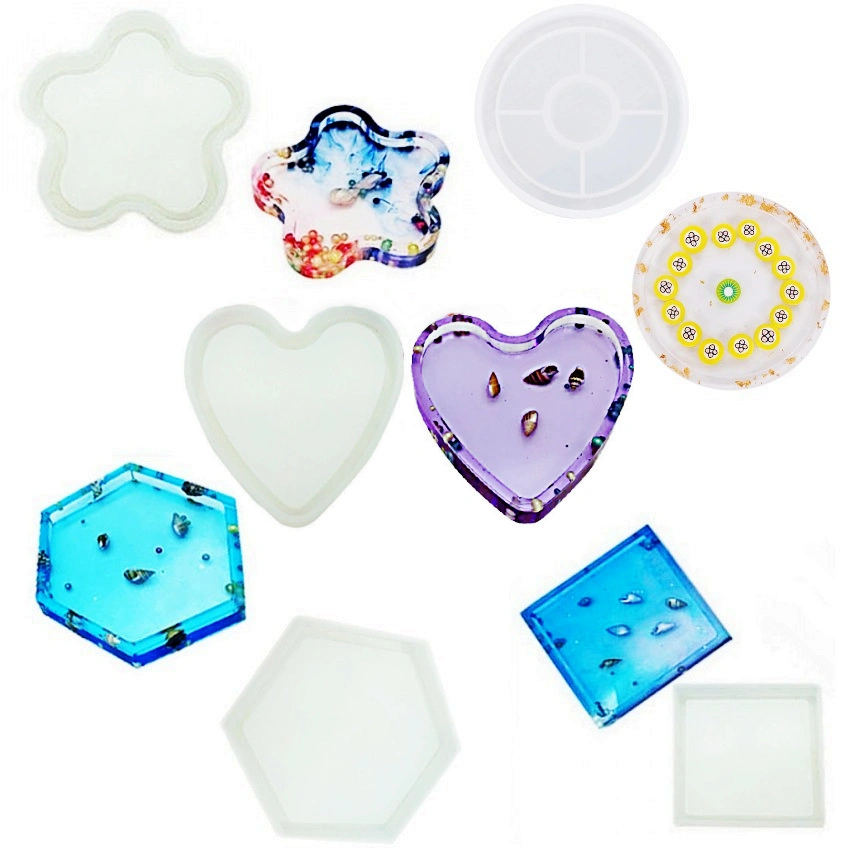 Silicone Resin Mold Decorative Craft DIY Earring Pendant Epoxy Resin Molds for Jewelry Making