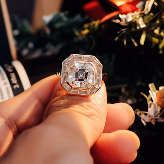 DiamondX Customize 14K Gold Diamond Ring Semi Mount Lab Diamond Engagement Ring Pre-Setting Wedding Band