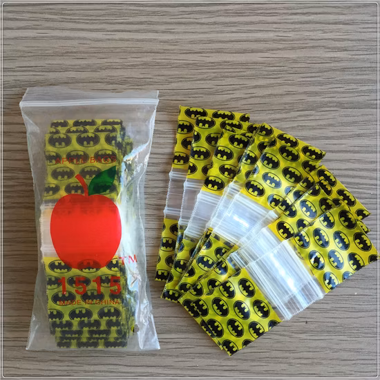 BPA 프리 미니 애플 지퍼락 Baggies 맞춤형 디자인으로 실제 컬렉션 획득